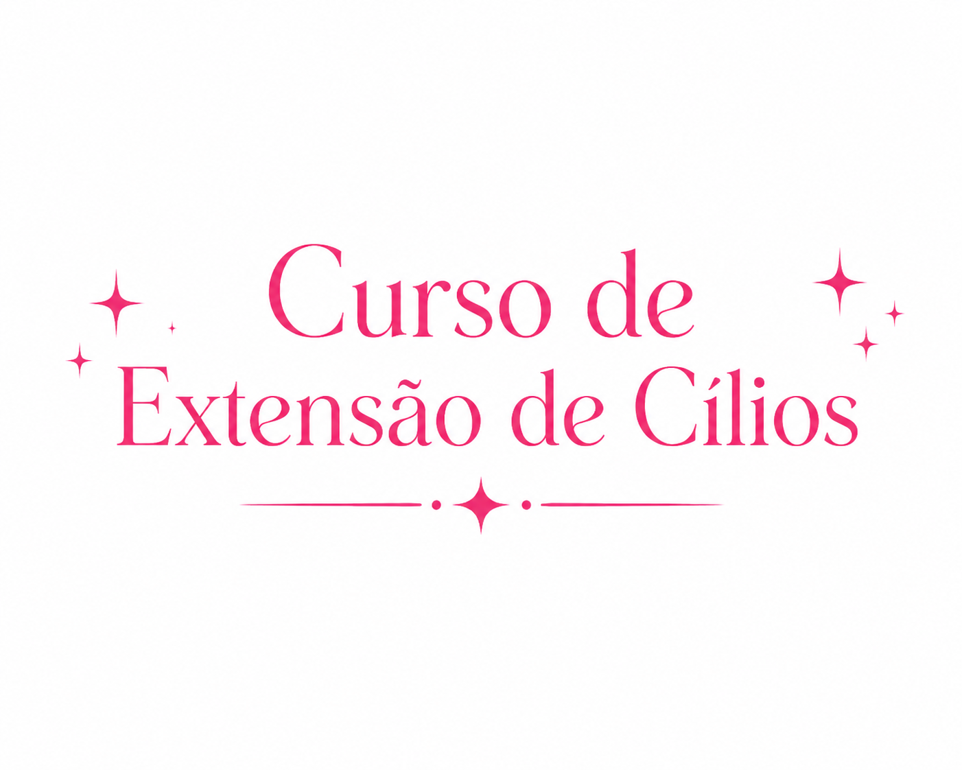 Curso de Extensão de Cílios